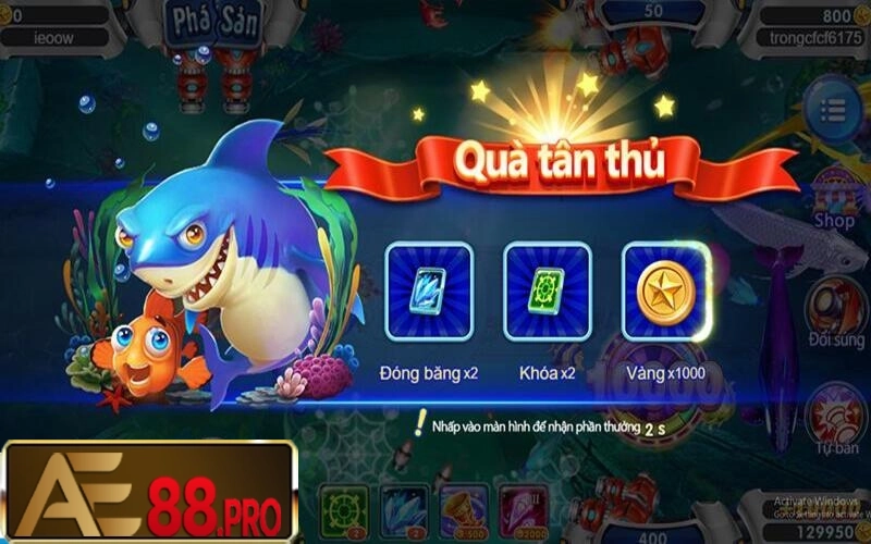 Các loại phần thưởng và sự kiện đặc biệt trong bắn cá H5